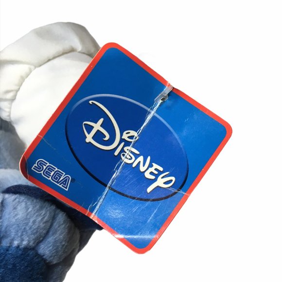 RARE HTF Disney Sega Stitch Blue Plush Pirate 10in - Picture 6 of 11